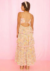 Alanna Frill Embroidered Maxi Dress