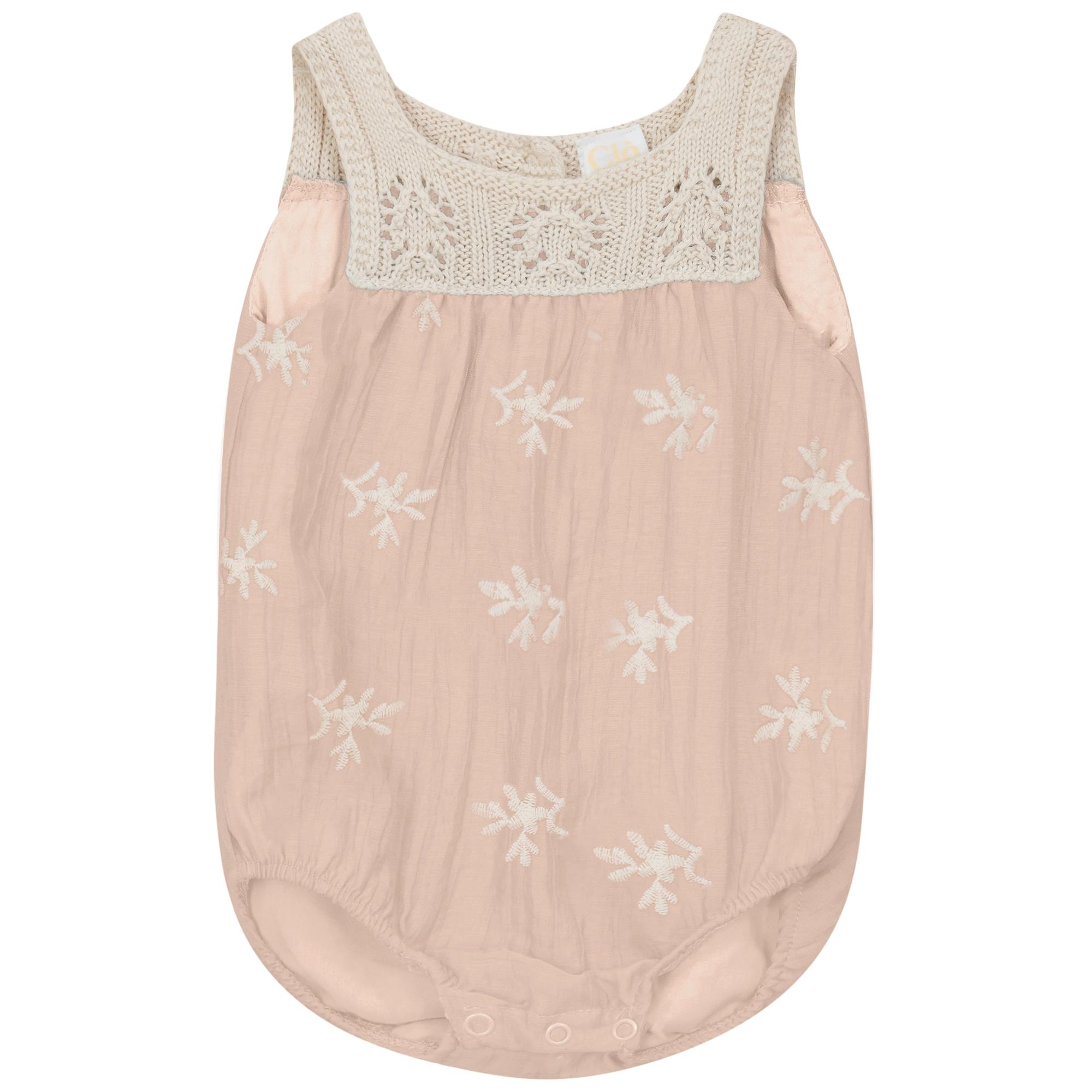Woven Crinkle Crochet Button Front Bubble