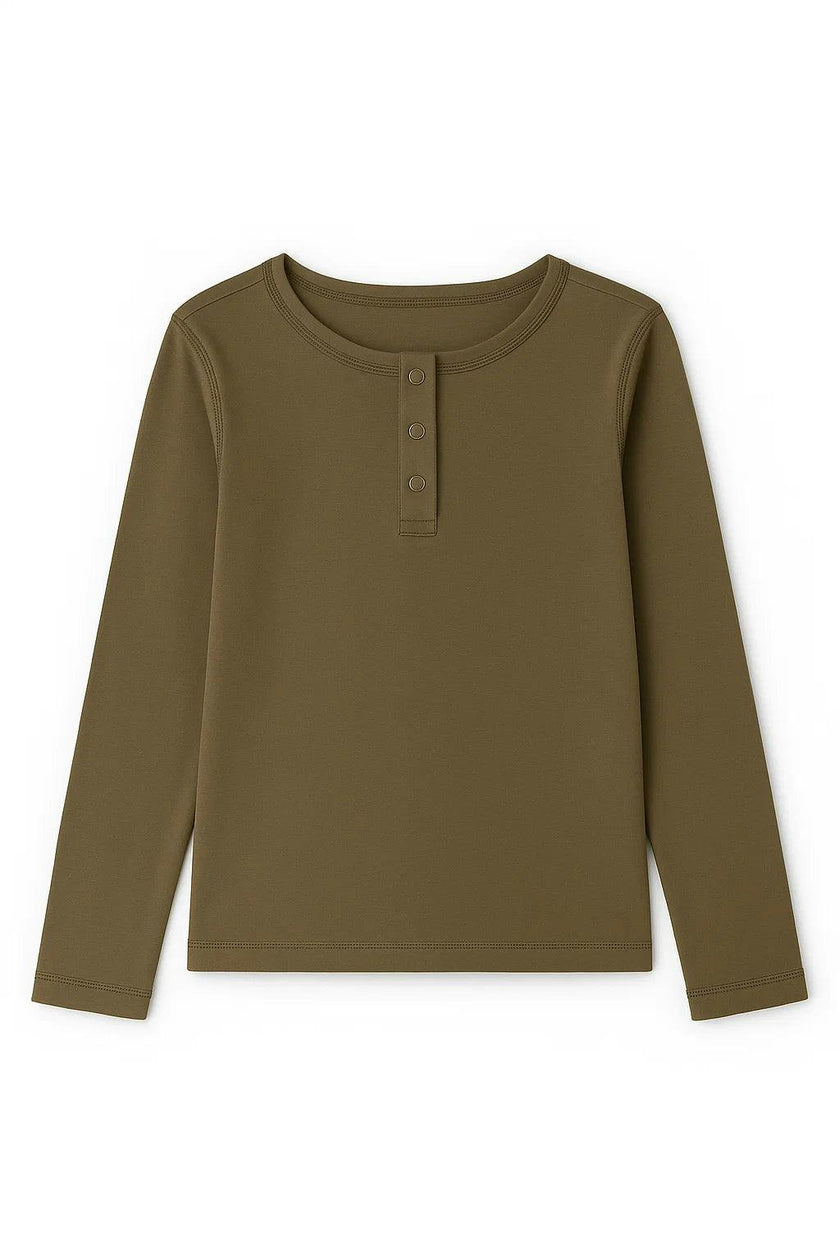 Teen Seam Henley
