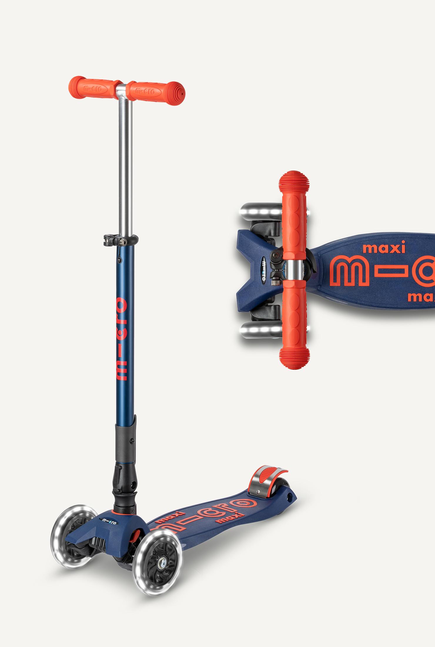 Micro Maxi Foldable LED Scooter