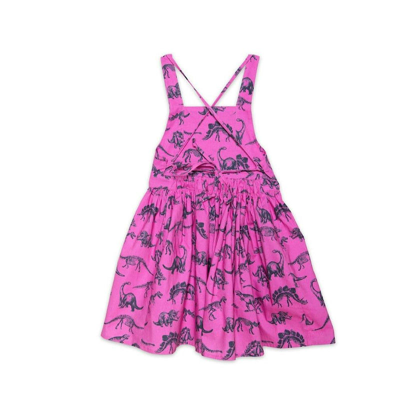 Tie Back Dress in Dino