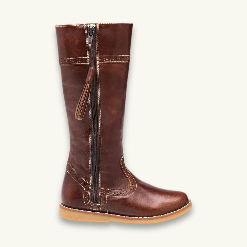 Elephantito Riding Boot | Brown Leather
