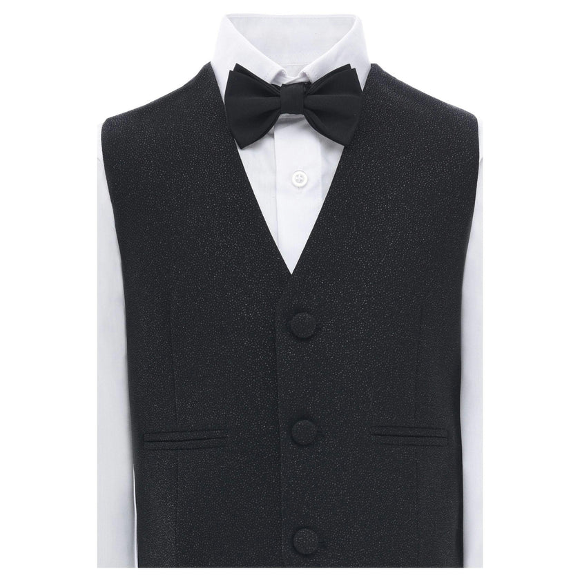 Black Classic Glitter Lapel Suit