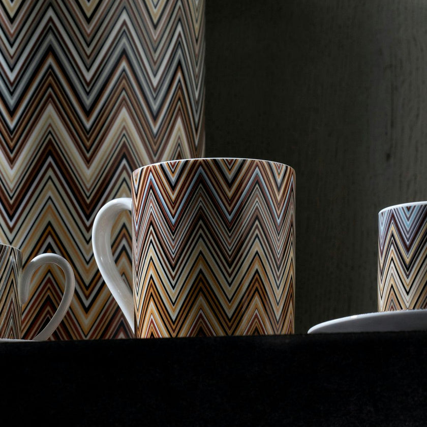 Mug Cup Zig Zag In Luxury Box Jarris 148 Diam. 3"