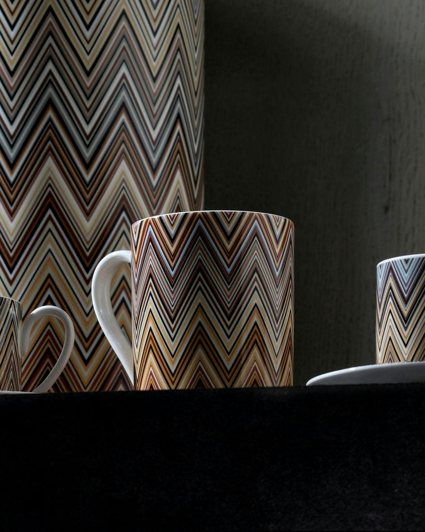Mug Cup Zig Zag In Luxury Box Jarris 148 Diam. 3"