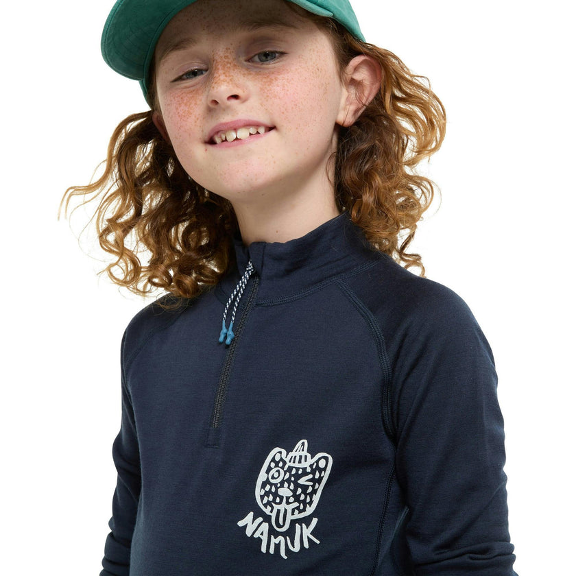 Honu Merino half-zip longsleeve "Rascal"
