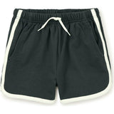 Sporty Ringer Shorts, Black