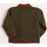 Austrian Single Breasted Contrast Trim Jacket in Green (18mths-10yrs)