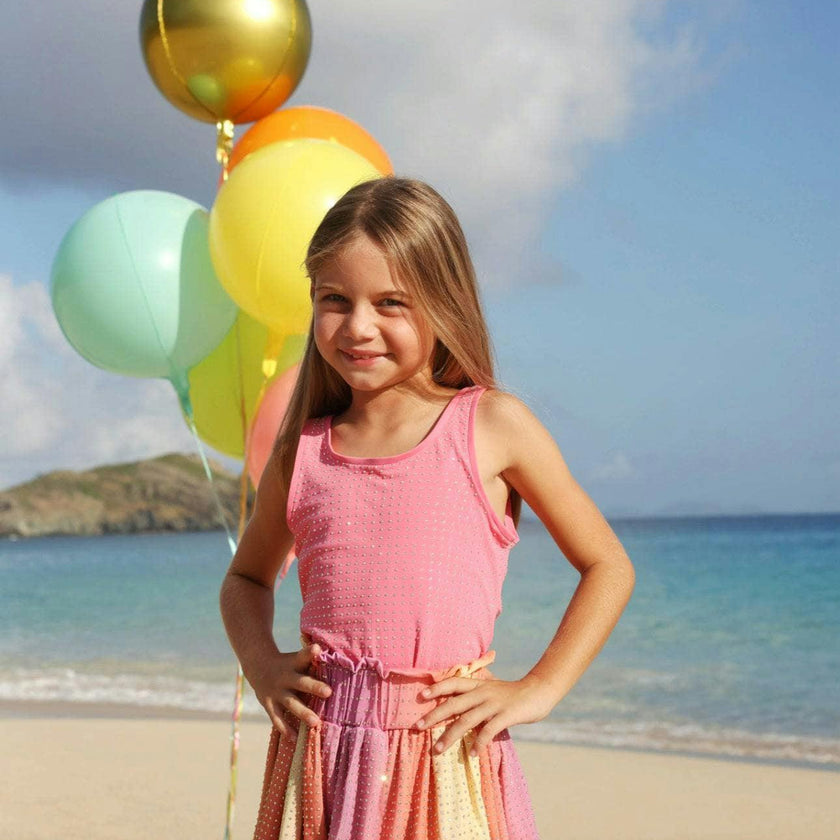 Taylor Crystal Sleeveless One-Piece Swimsuit