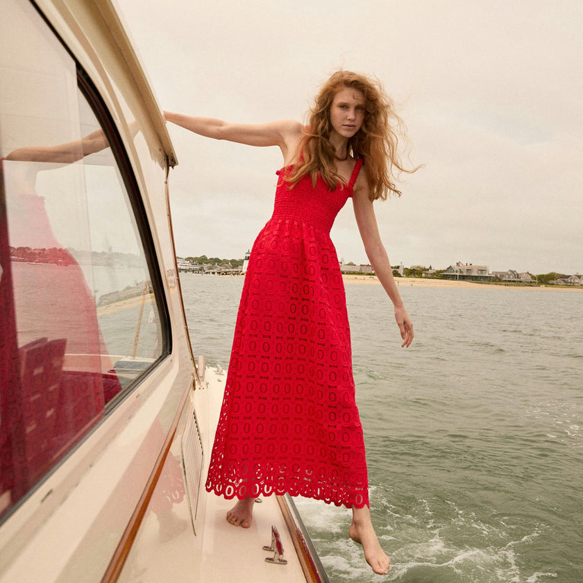 The Anjuli Nap Dress - Poppy Lace