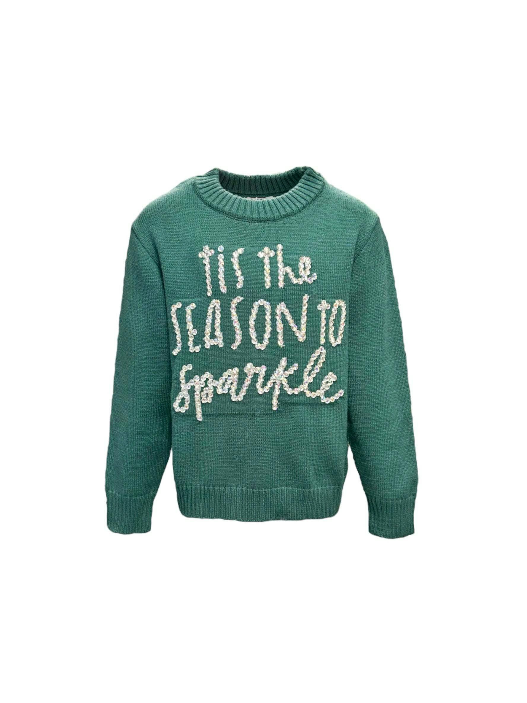 Tis The Season to Sparkle Crystal Sweater