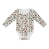 Organic Bodysuit & Foldover Pants Set - Woodland Sprig