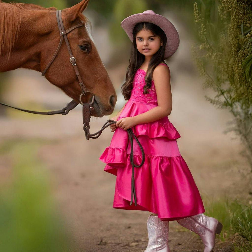 Wildflower Cowgirl Ruffle Dress