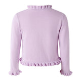 Purple Frill Cardigan