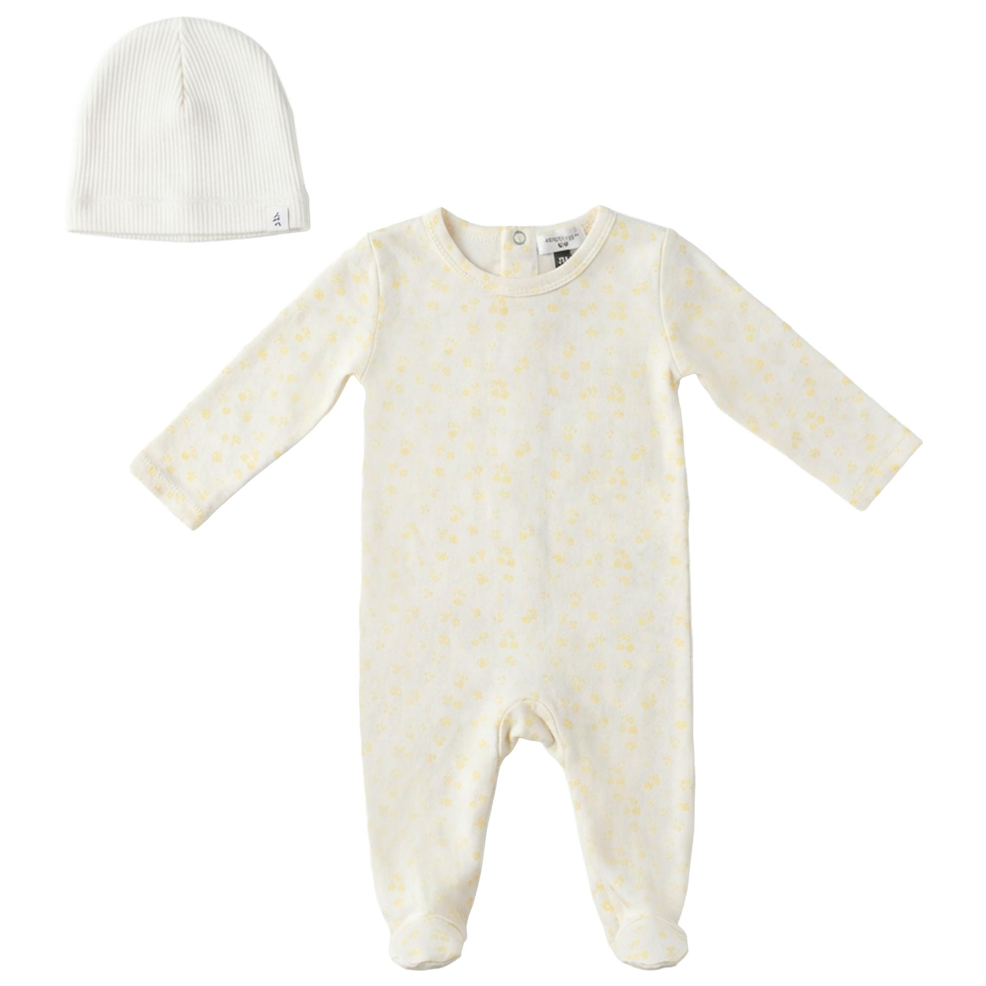 Cherry Leaf Printed Onesie