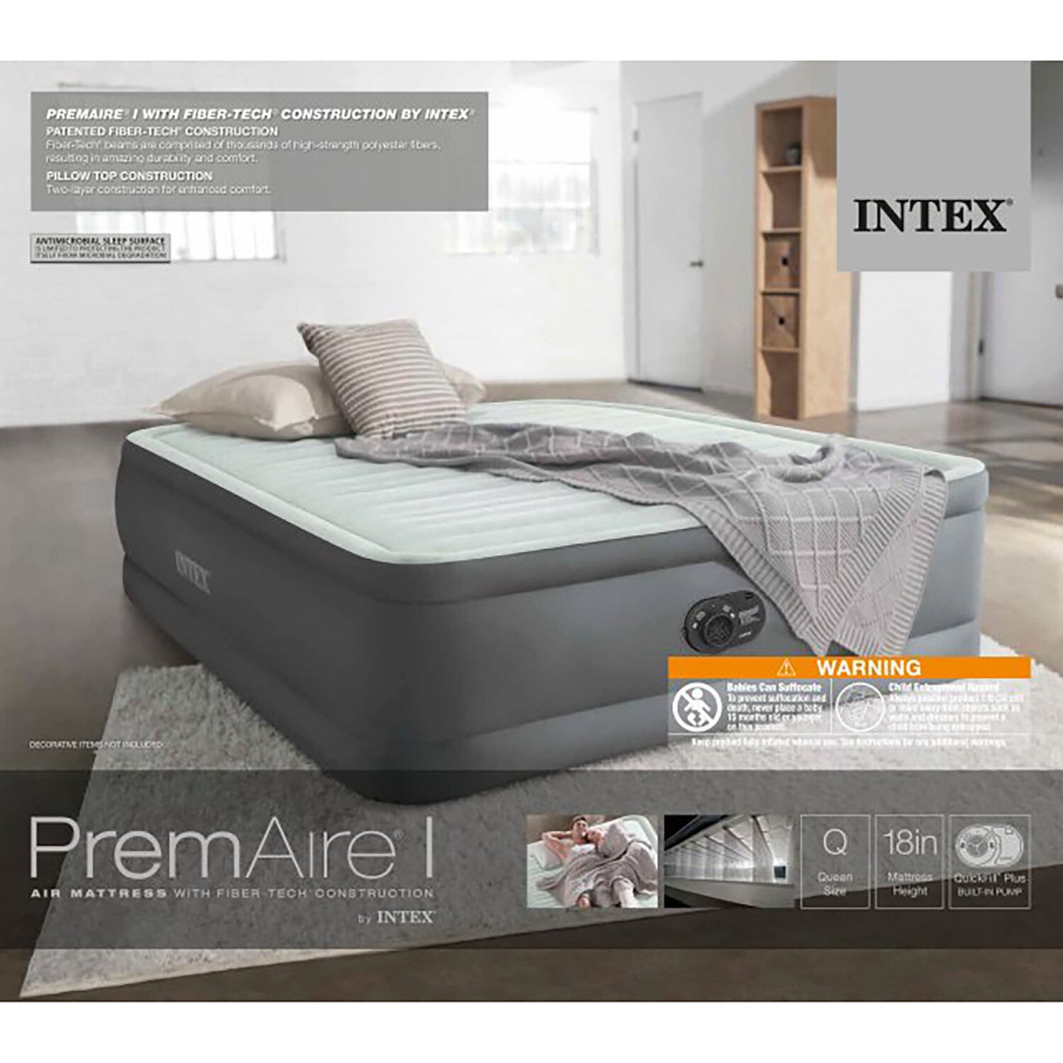 Premaire I: Elevated Airbed - Queen