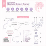 Electric Single Breast Pump: Pink