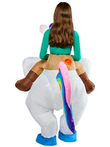 Kids' Ride on Unicorn Light Up Inflatable Costume
