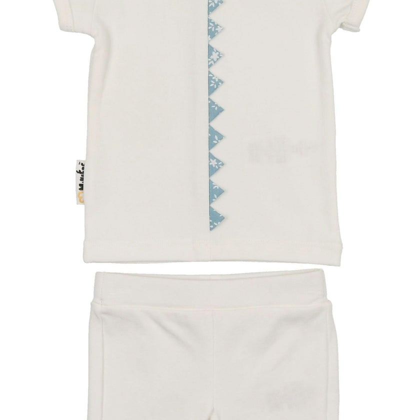 Floral Triangle Front Top & Short Set