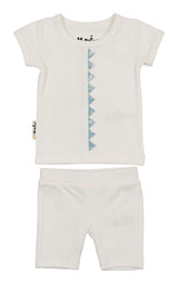 Floral Triangle Front Top & Short Set