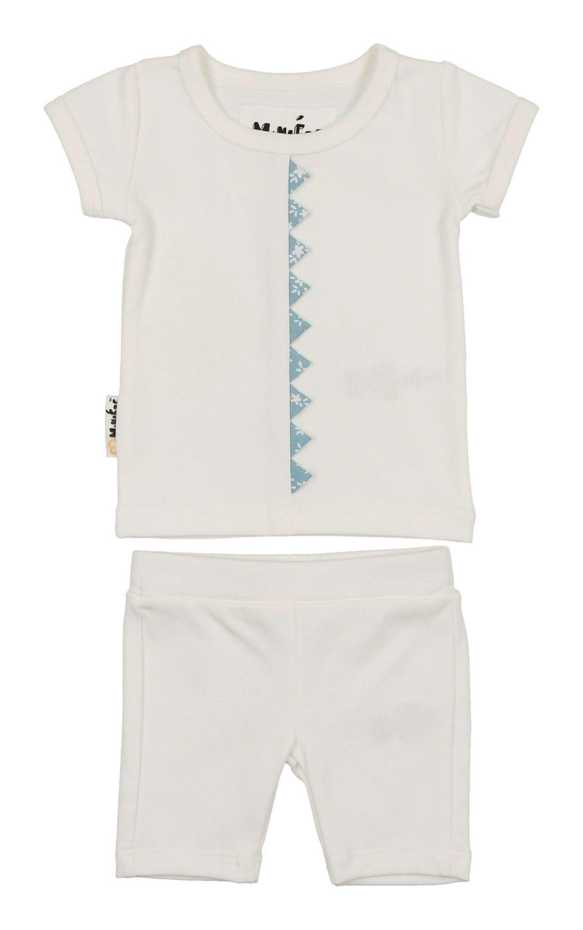 Floral Triangle Front Top & Short Set