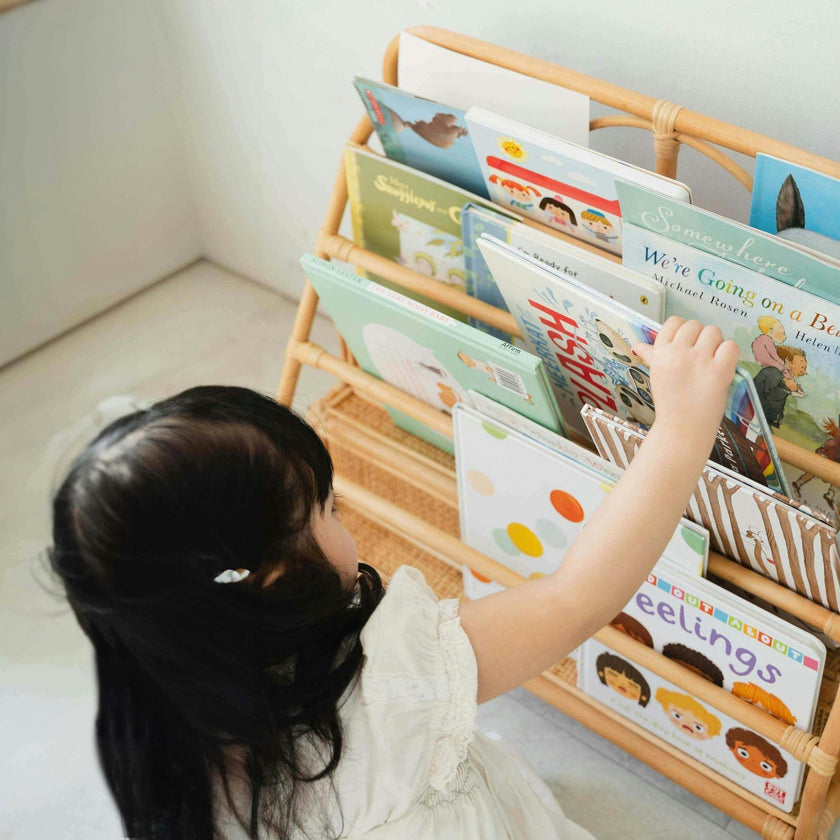 Elena Kids Montessori Bookshelf - Natural