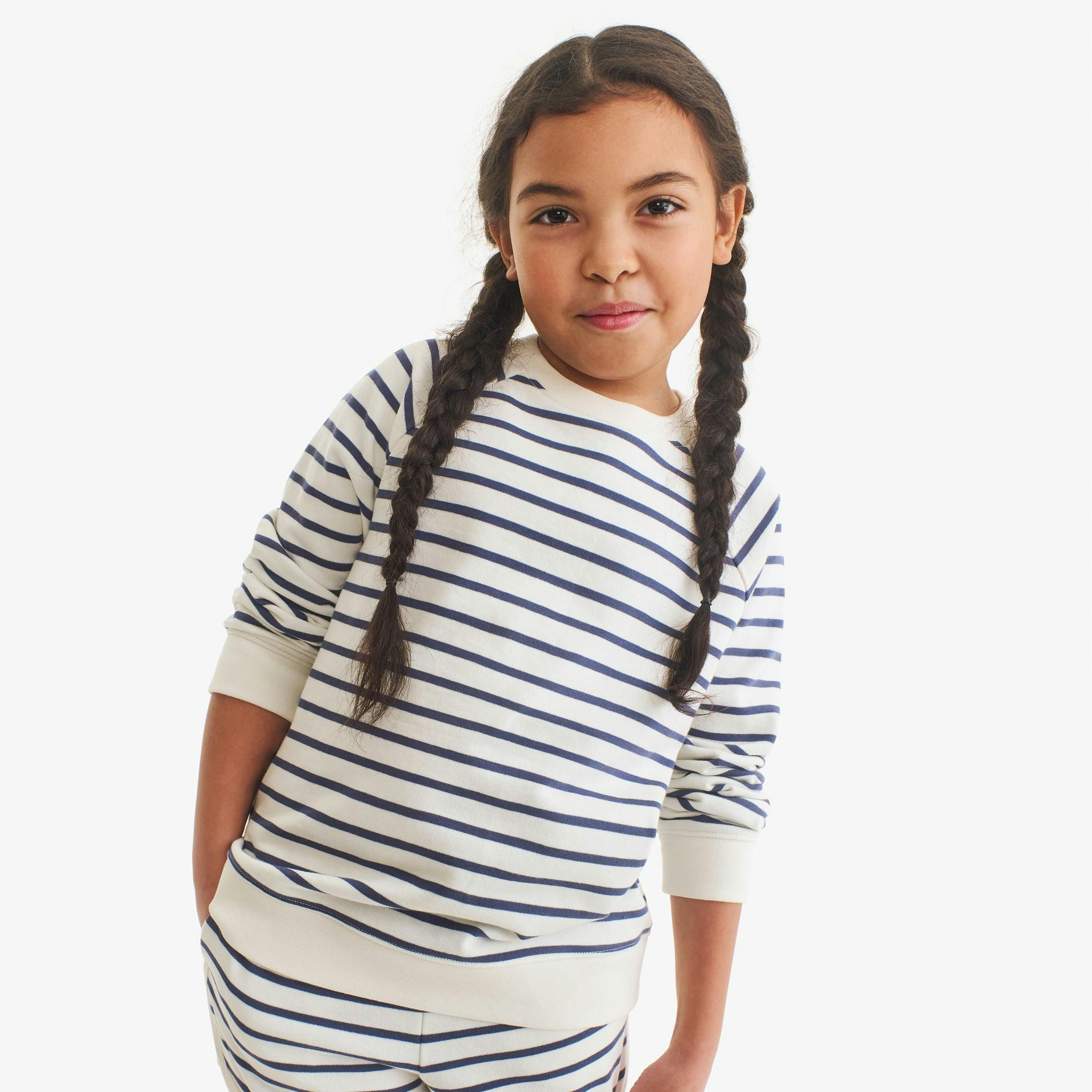 Clearance kids stripe sweatshirt