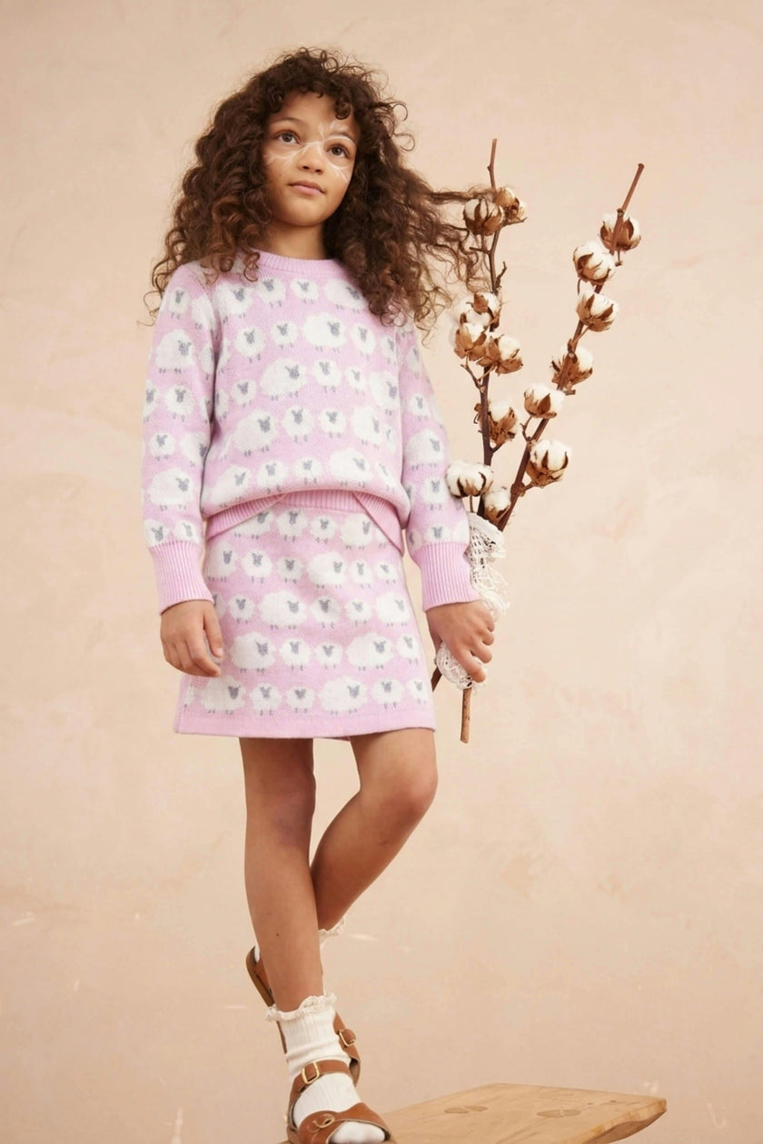 Little Bo Peep Jumper | Bubble Gum