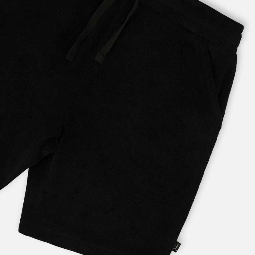 Hooded Terry T-Shirt With Shorts Set