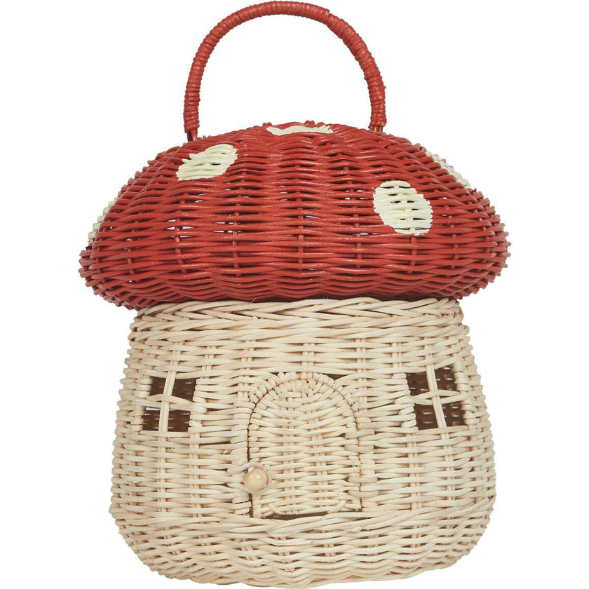 Rattan Mushroom Basket