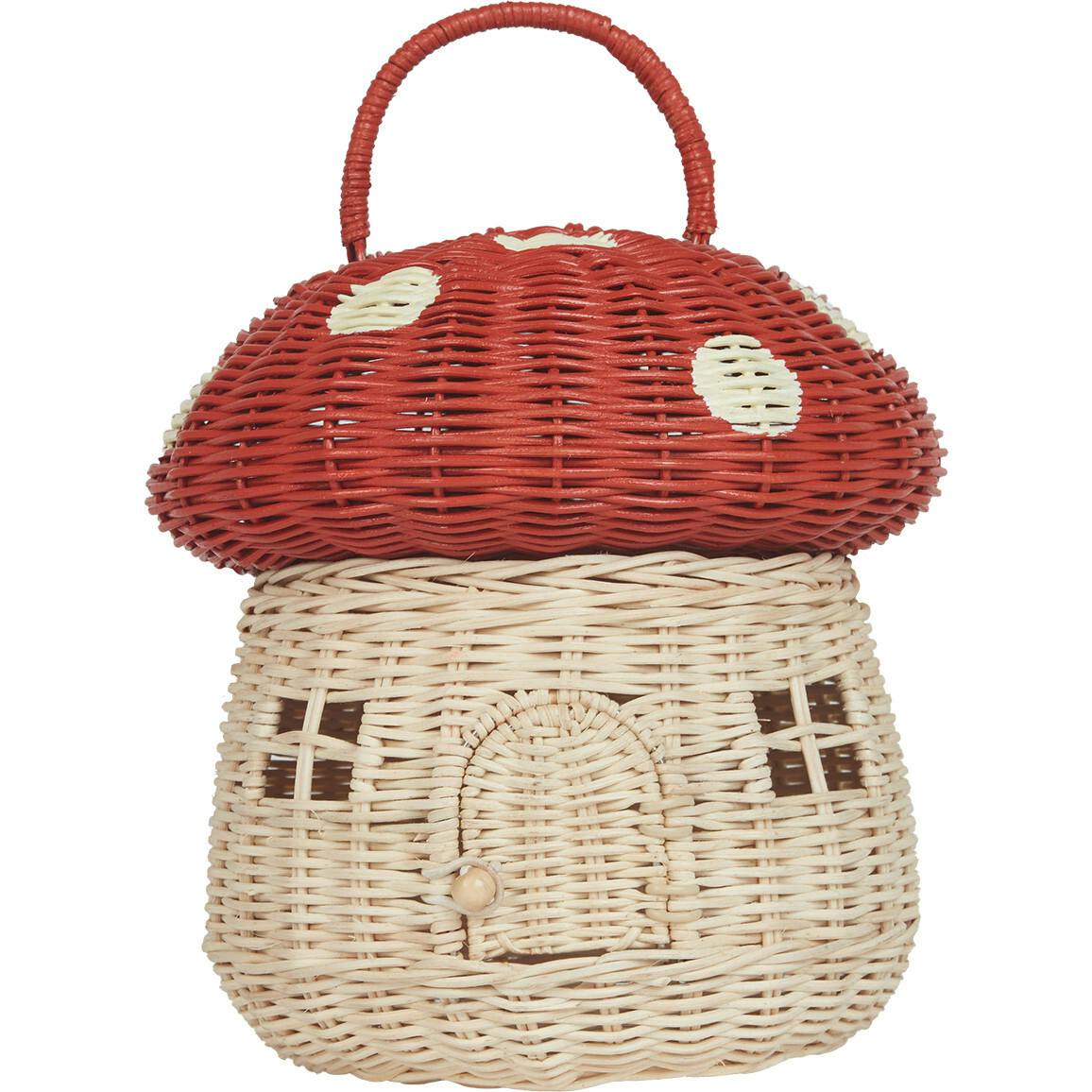 Rattan Mushroom Basket