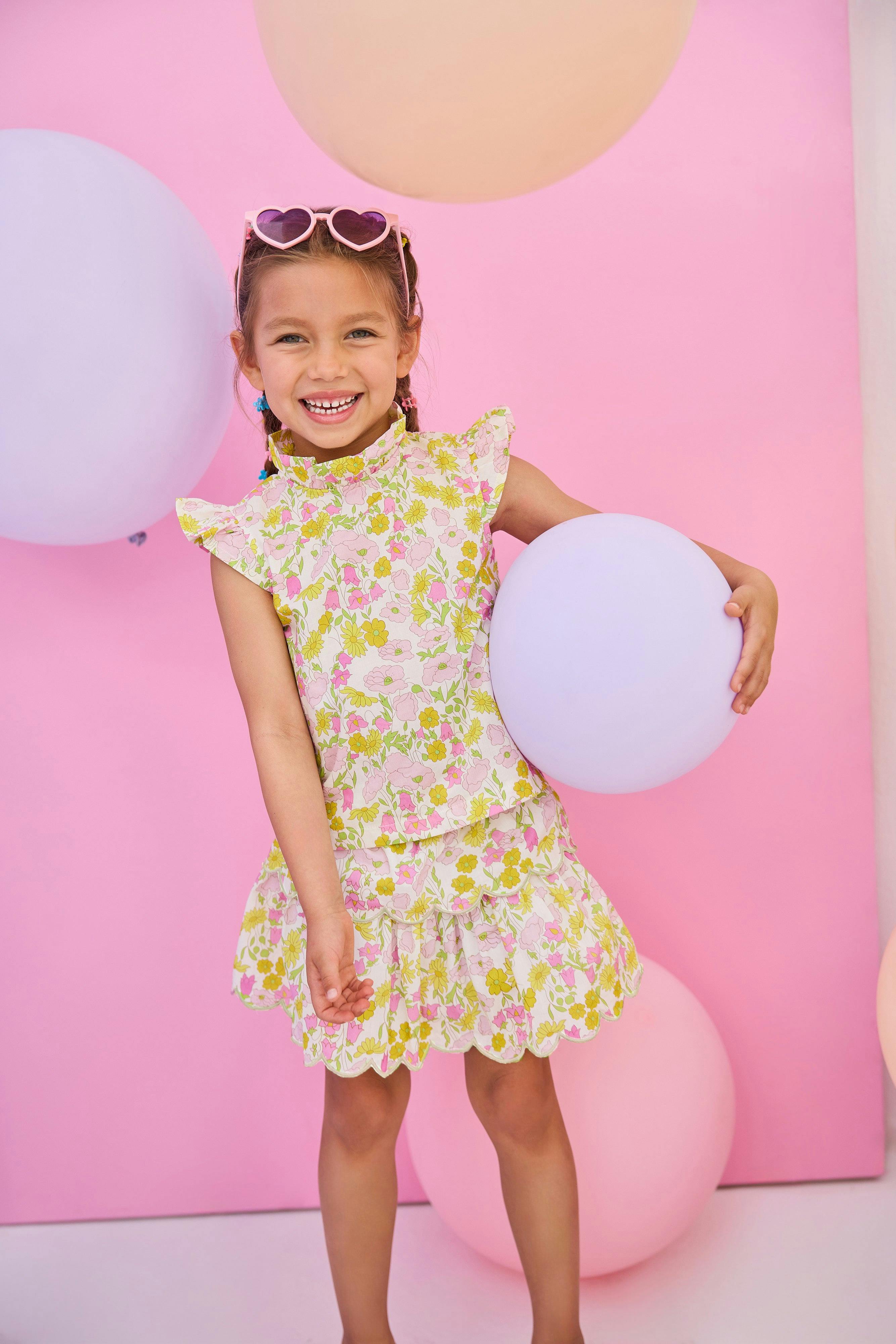 Two Tiered Skort - Bedford Buttercup