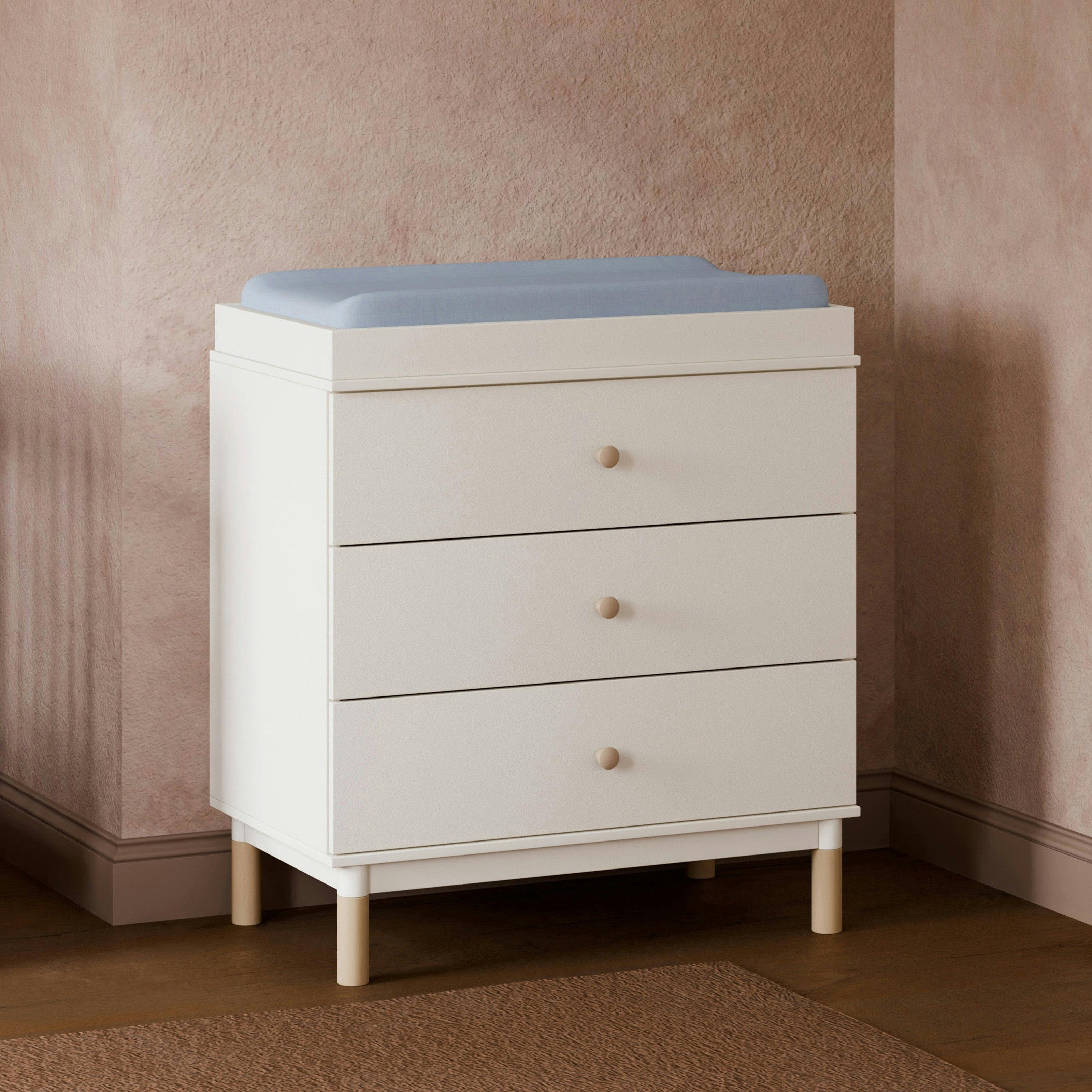 Babyletto Gelato 3-Drawer Compact Changer Dresser with Removable Changing Tray (34