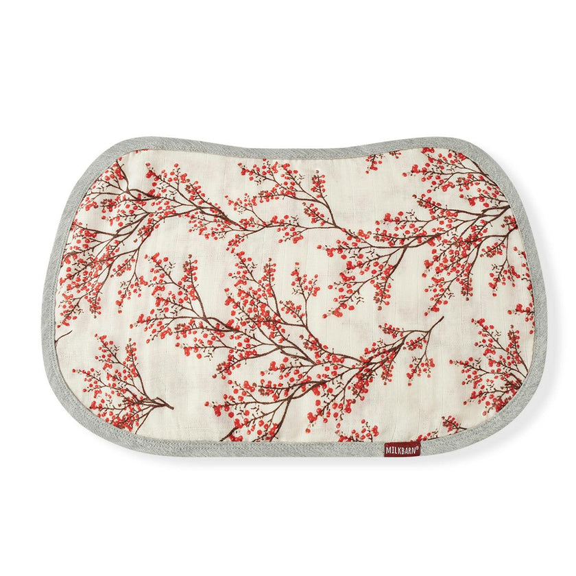 Winterberry Contour Four Layer Burp Cloth