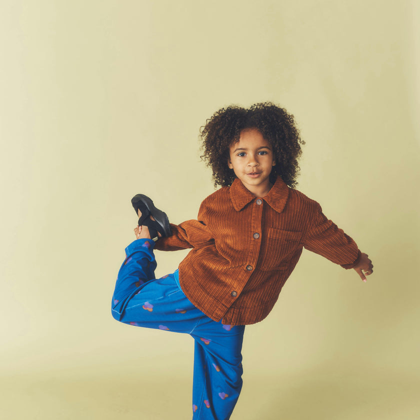 Kids Jagger Rust Cord Overshirt