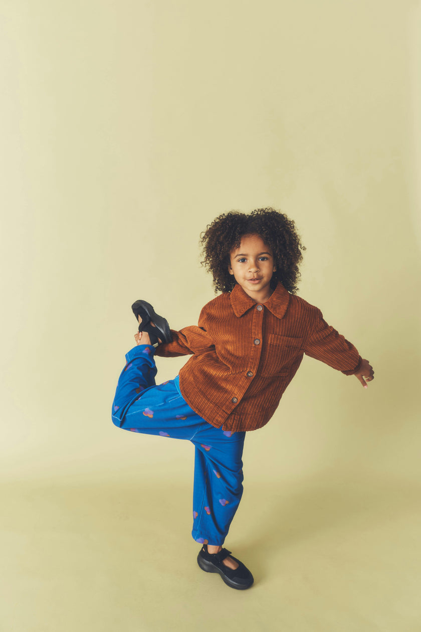 Kids Jagger Rust Cord Overshirt