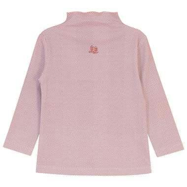 Herringbone Funnel Neck Top