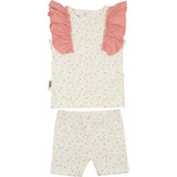 Petals & Polka Dots 2-Piece Top & Short Set