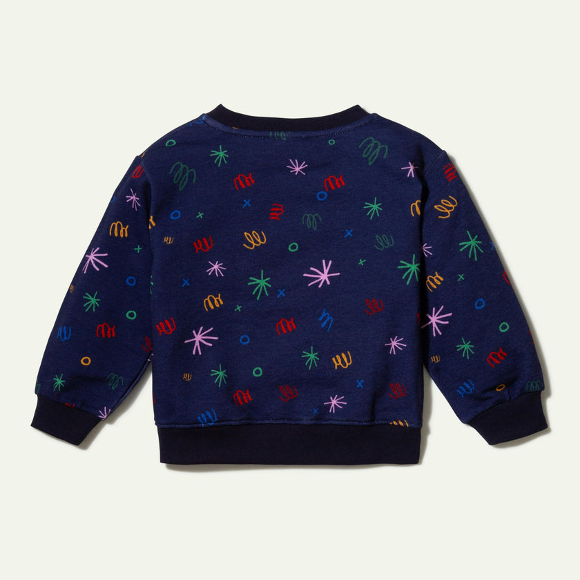 Recycled Cotton Confetti Kid Sweatshirt