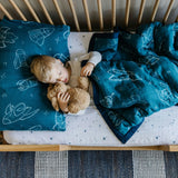 Cotton Muslin Toddler Comforter - Blast Off