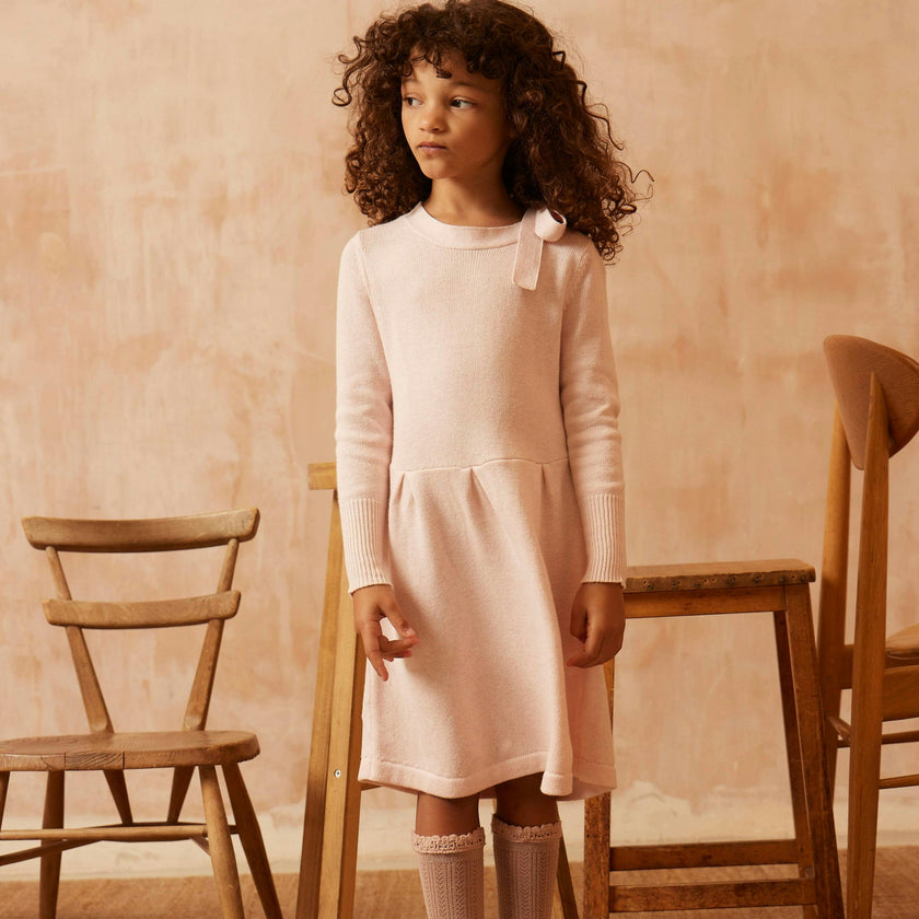 Bow Tie Dress | Blush