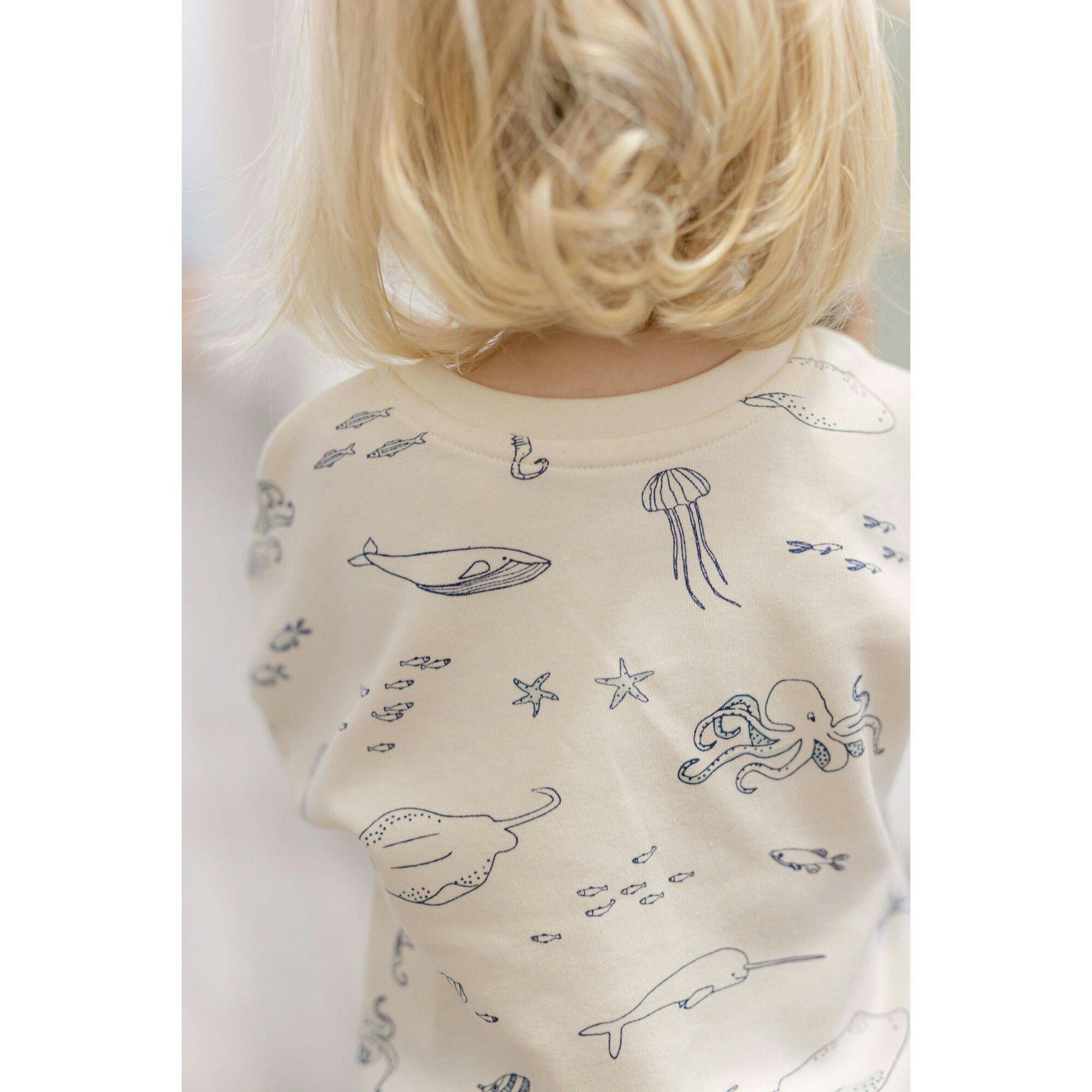 Dropped Shoulder Long Sleeve Top