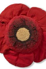 Floor Cushion Red Poppy