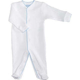 Basket Weave Baby Footie