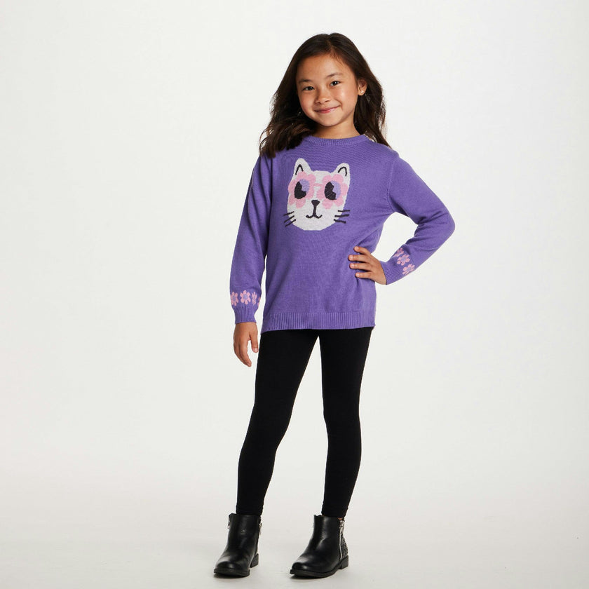 Kids Tunic Length Sweater W/Legging Set
