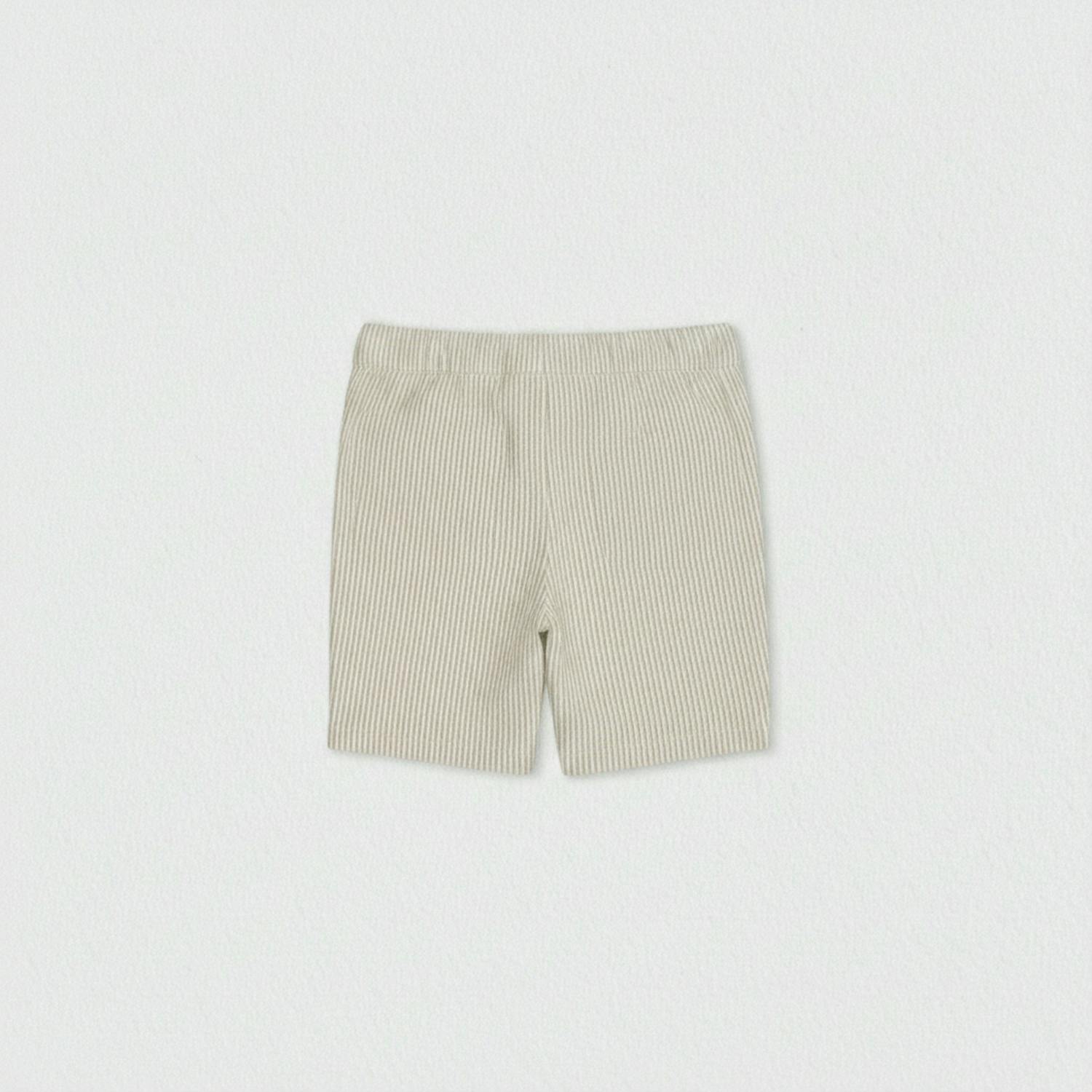 Bob Baby Shorts Cotton, Beige Stripe