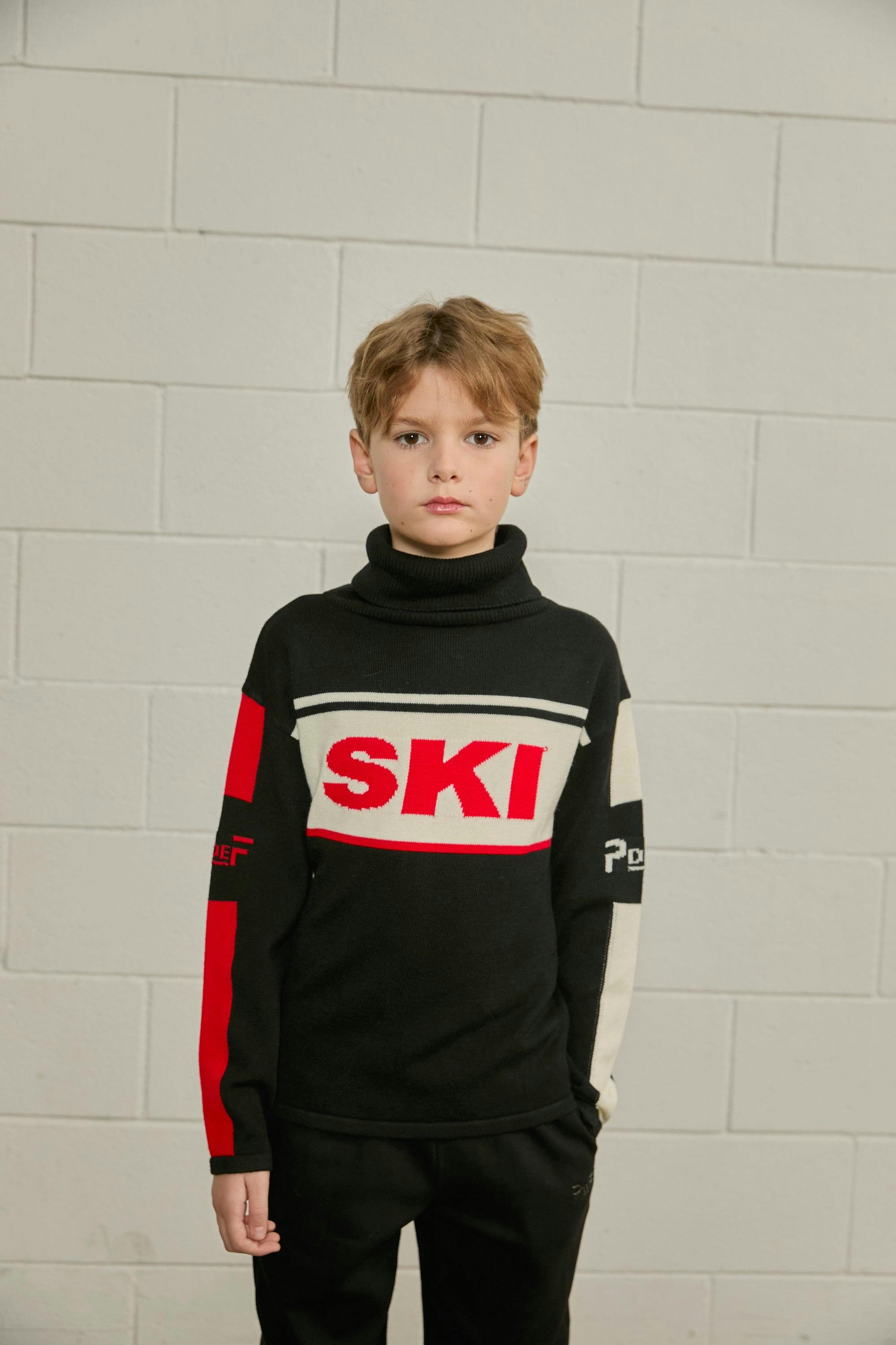 Alpine Ski Sweater in Wool Blend