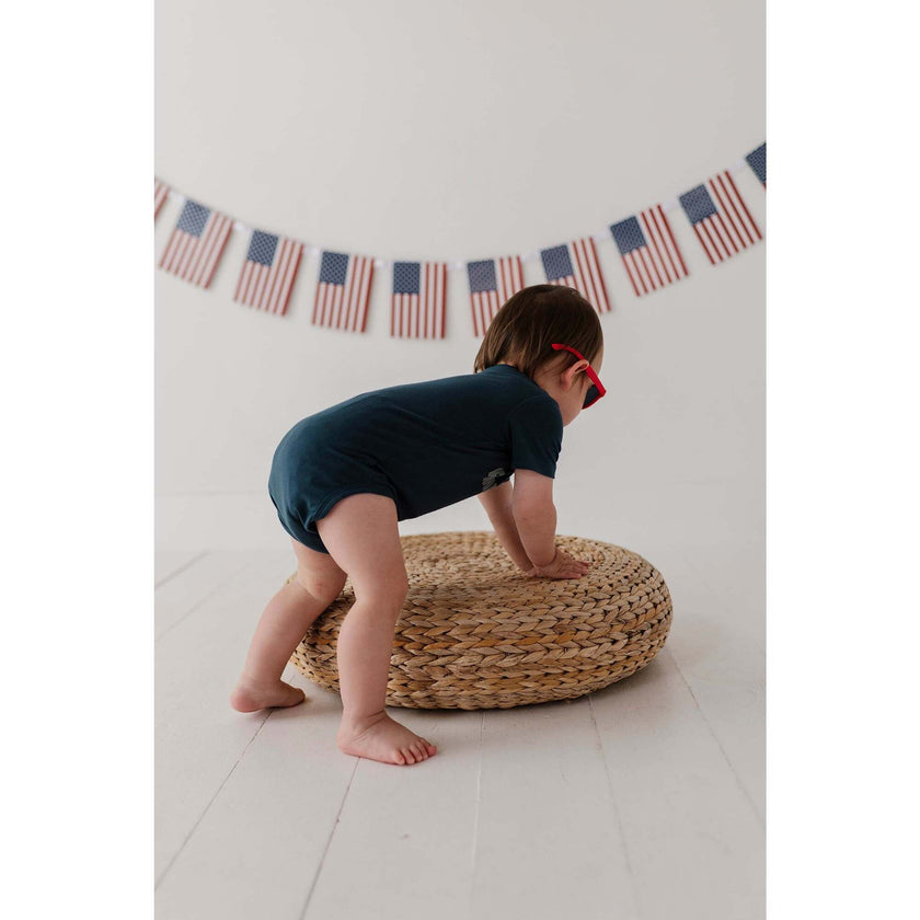 Baby Short Sleeve Bodysuit American Babe