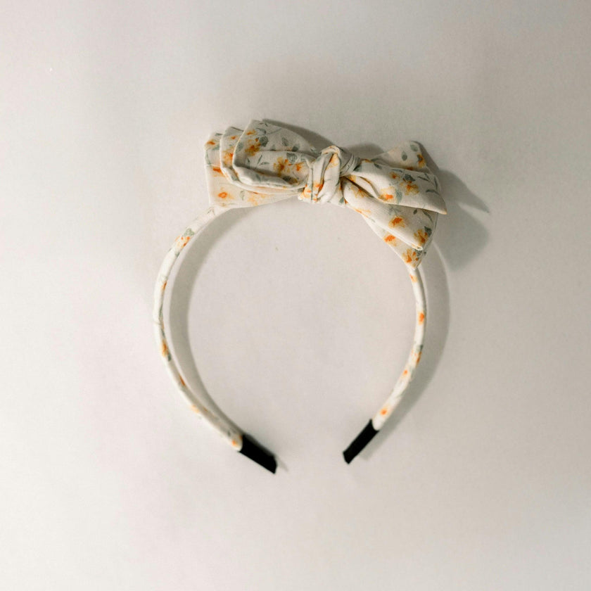 Three Little Bows Headband | Lemon Blossom