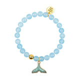 Customizable Camp Name Gemstone Bracelet